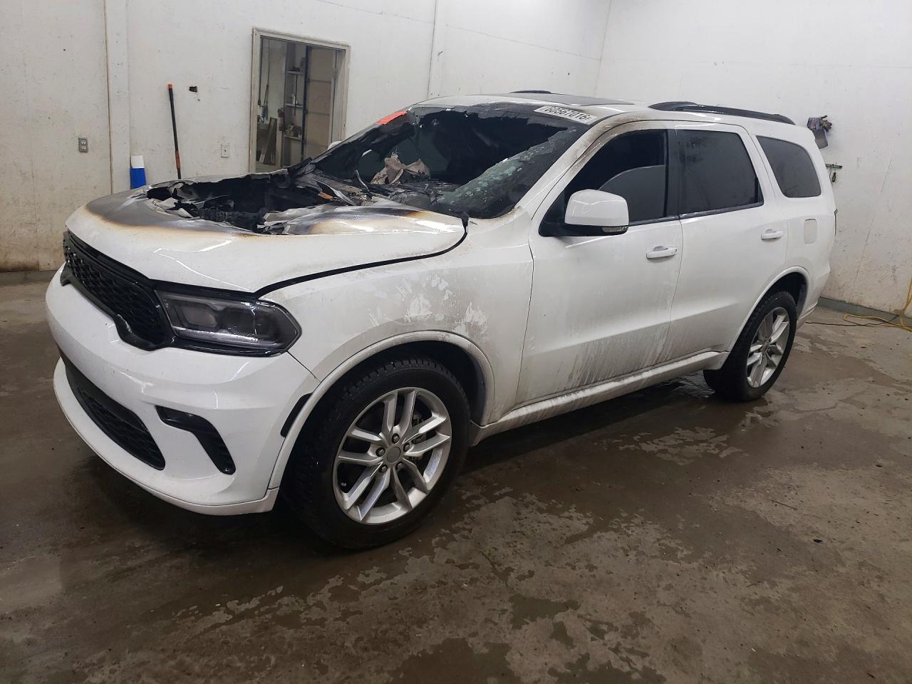 2021 Dodge Durango GT Plus, VIN 1C4RDJDG5MC522233 — Burn