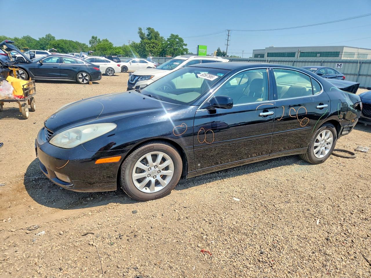 2004 Lexus ES 350, VIN JTHBA30G040005739 — Зад