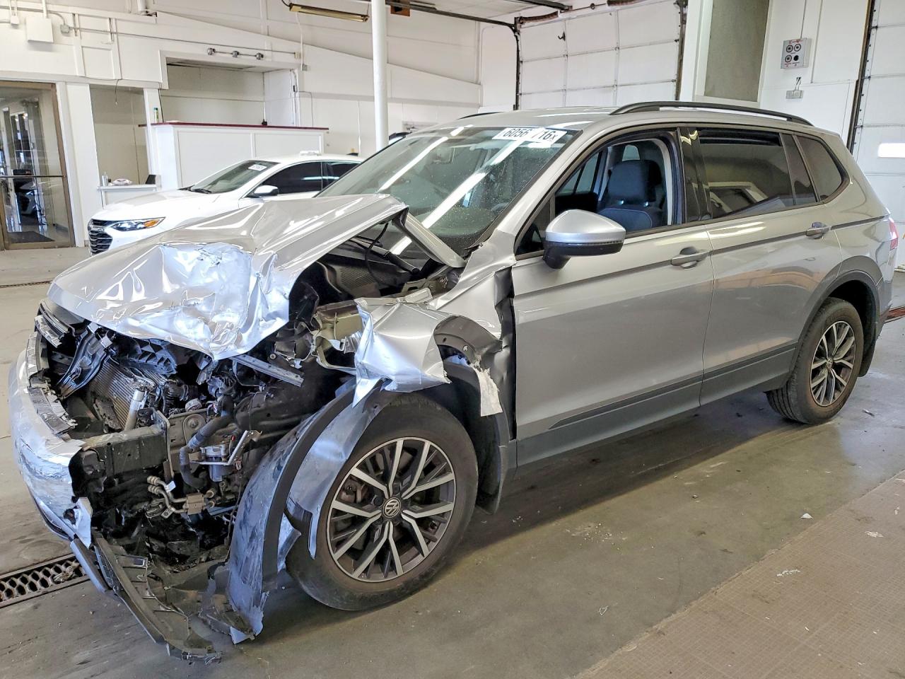 2021 Volkswagen Tiguan S, VIN 3VV0B7AX6MM062103 — Front end