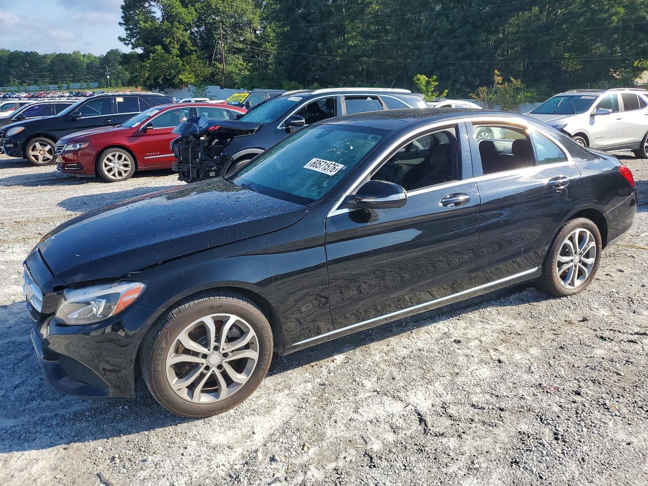 2015 Mercedes-Benz C 300, VIN 55SWF4JB4FU050568 — Front end