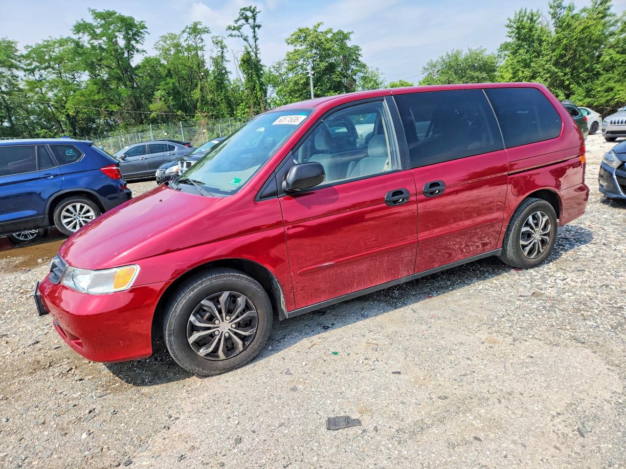 2004 Honda Odyssey LX, VIN 5FNRL18554B040795 — Burn