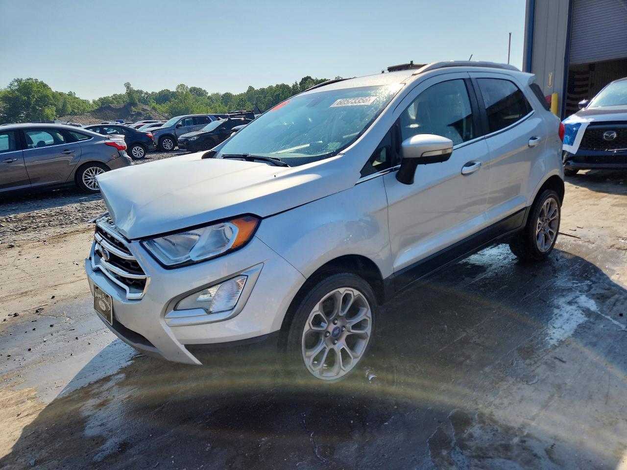 2018 Ford EcoSport Titanium, VIN MAJ6P1WL1JC191415 — Front end