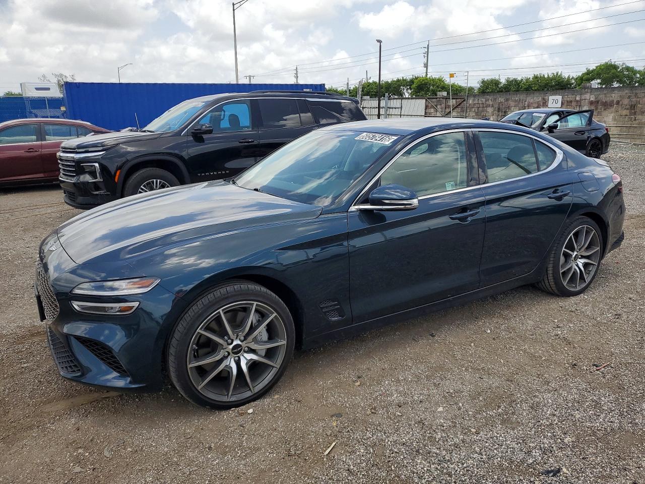 2025 Genesis G70 2.5T, VIN KMTG34SC1SU149745 — Minor dents and scratches