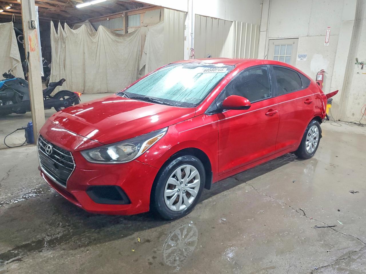 2018 Hyundai Accent SEL, VIN 3KPC24A39JE033417 — Rear end