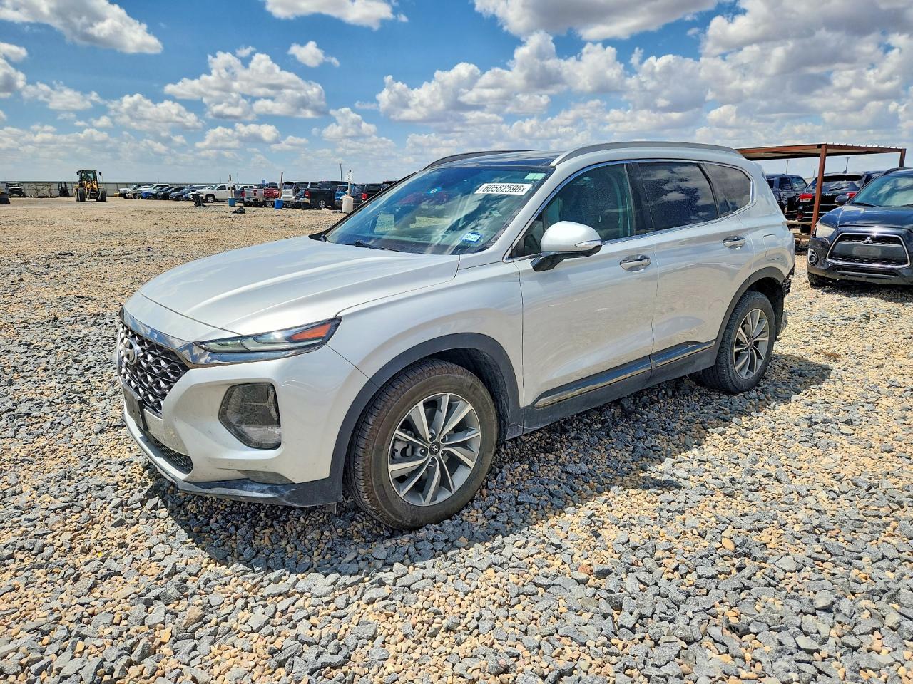2020 Hyundai Santa Fe Limited, VIN 5NMS5CADXLH142289 — Rear end
