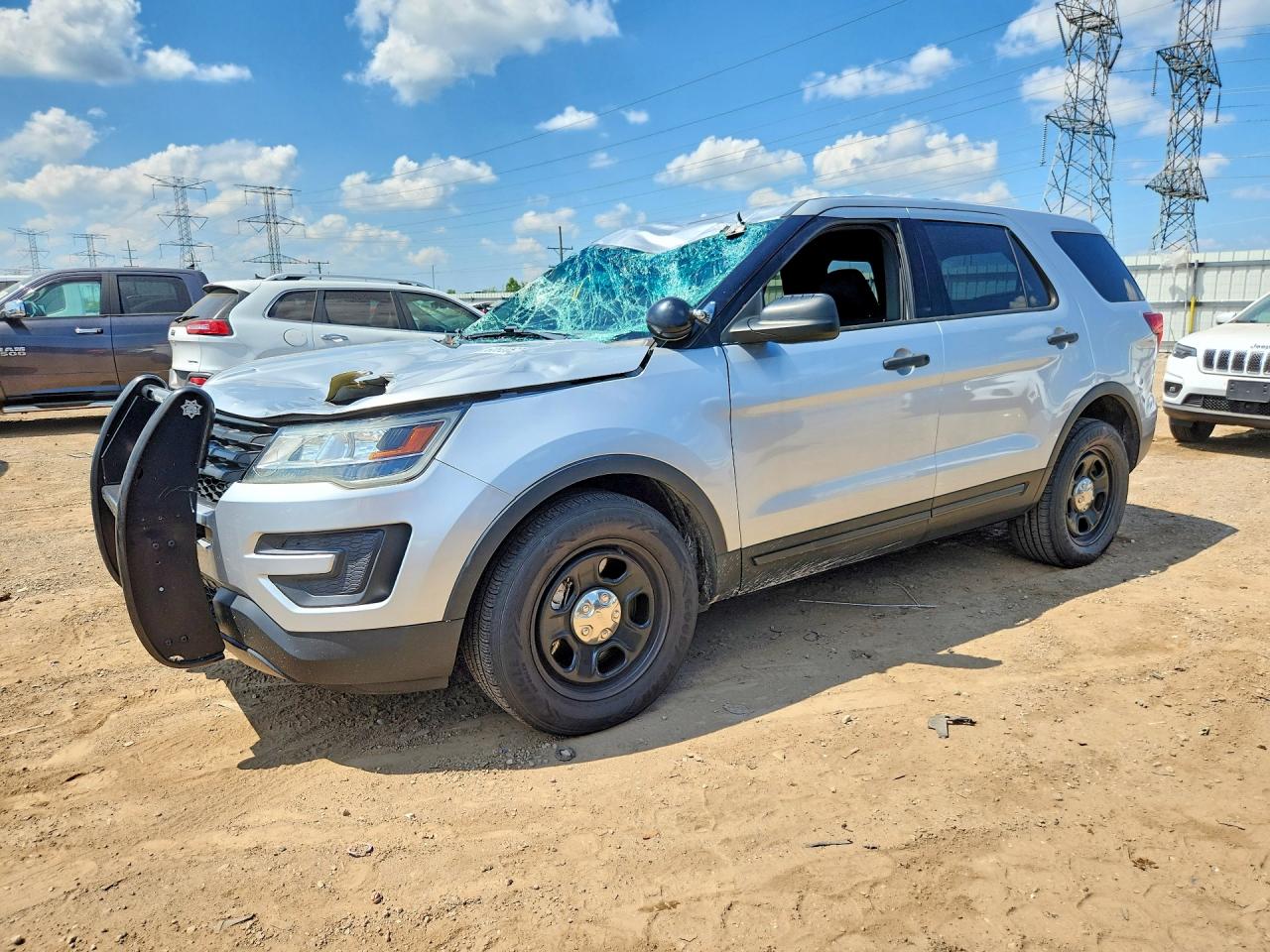 2016 Ford Police Interceptor Utility, VIN 1FM5K8AR9GGA71965 — Roof