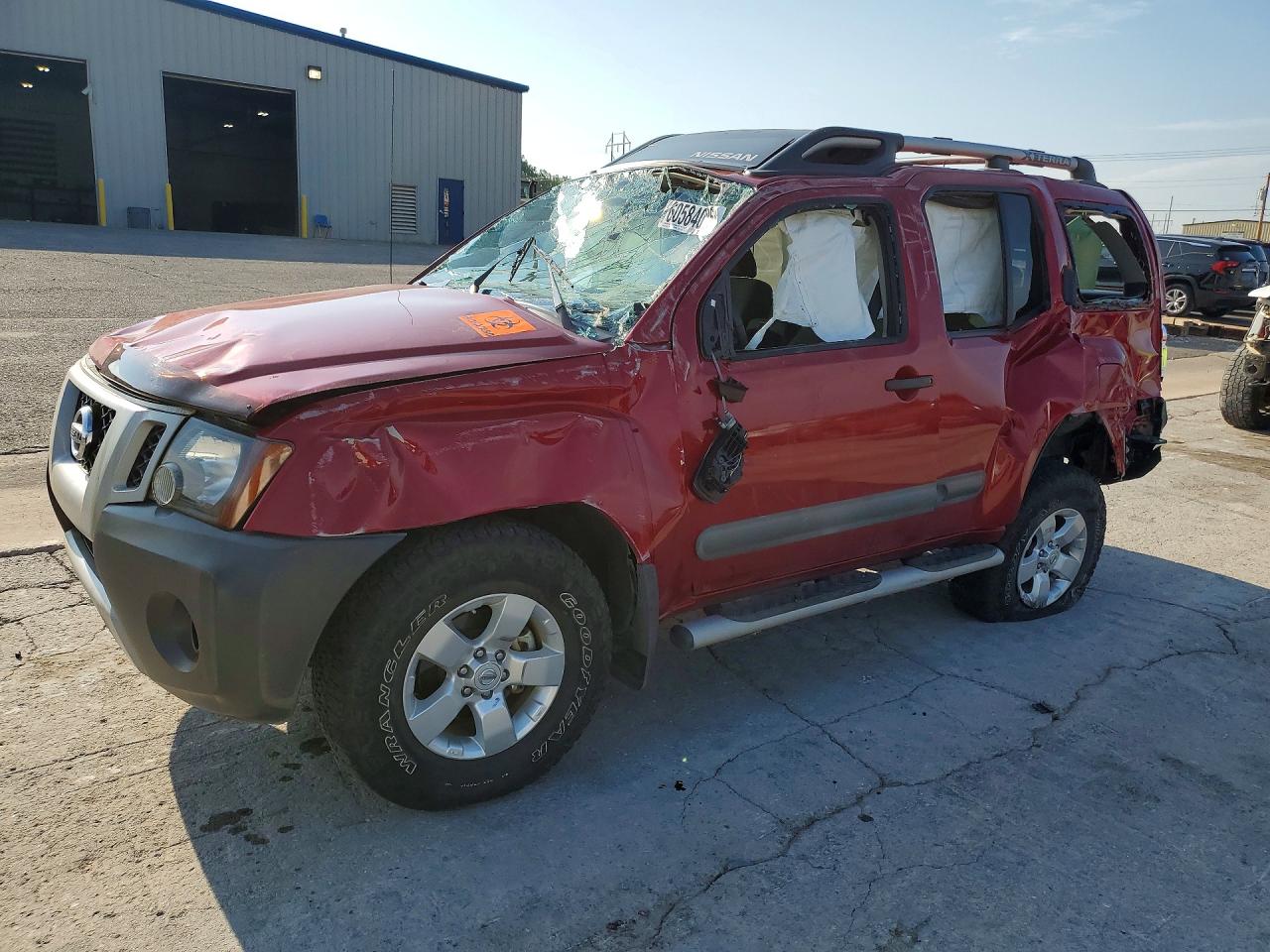 2010 Nissan Xterra S, VIN 5N1AN0NW4AC521091 — Опрокидывание