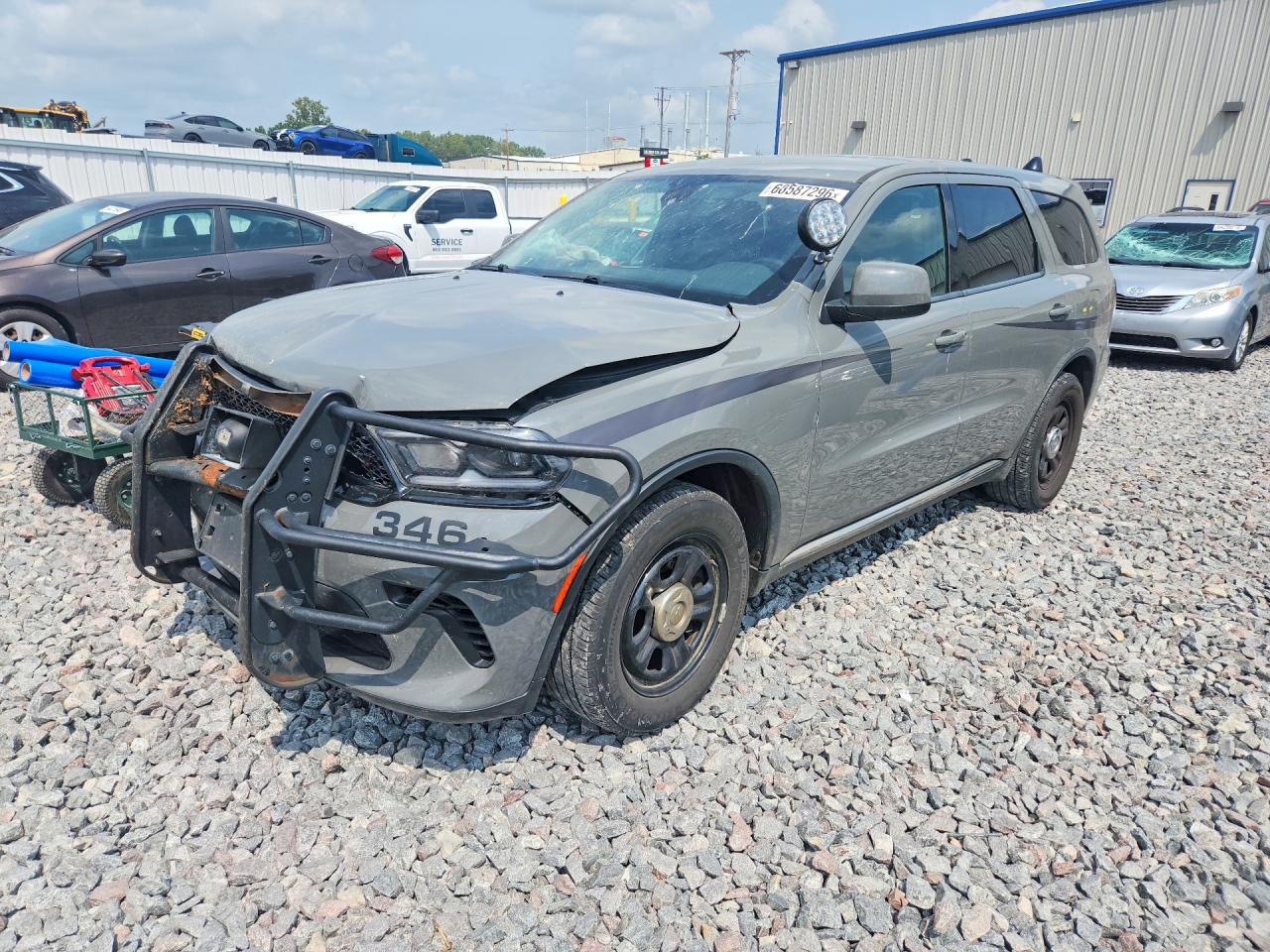 2022 Dodge Durango Pursuit, VIN 1C4RDJFG4NC108407 — Front end