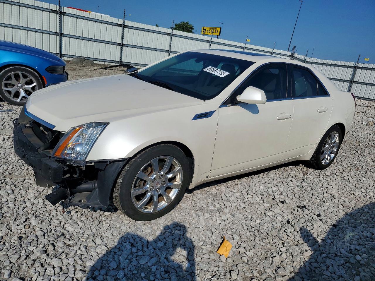 2008 Cadillac CTS AWD, VIN 1G6DT57V680139927 — Перед