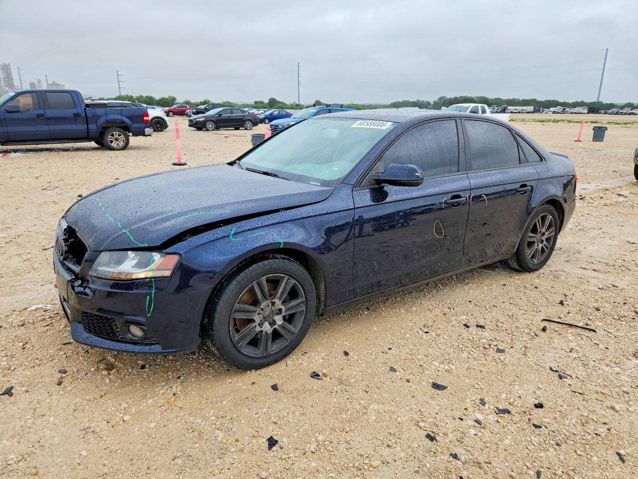 2010 Audi A4 Premium, VIN WAUBFAFL7AN043671 — Front end