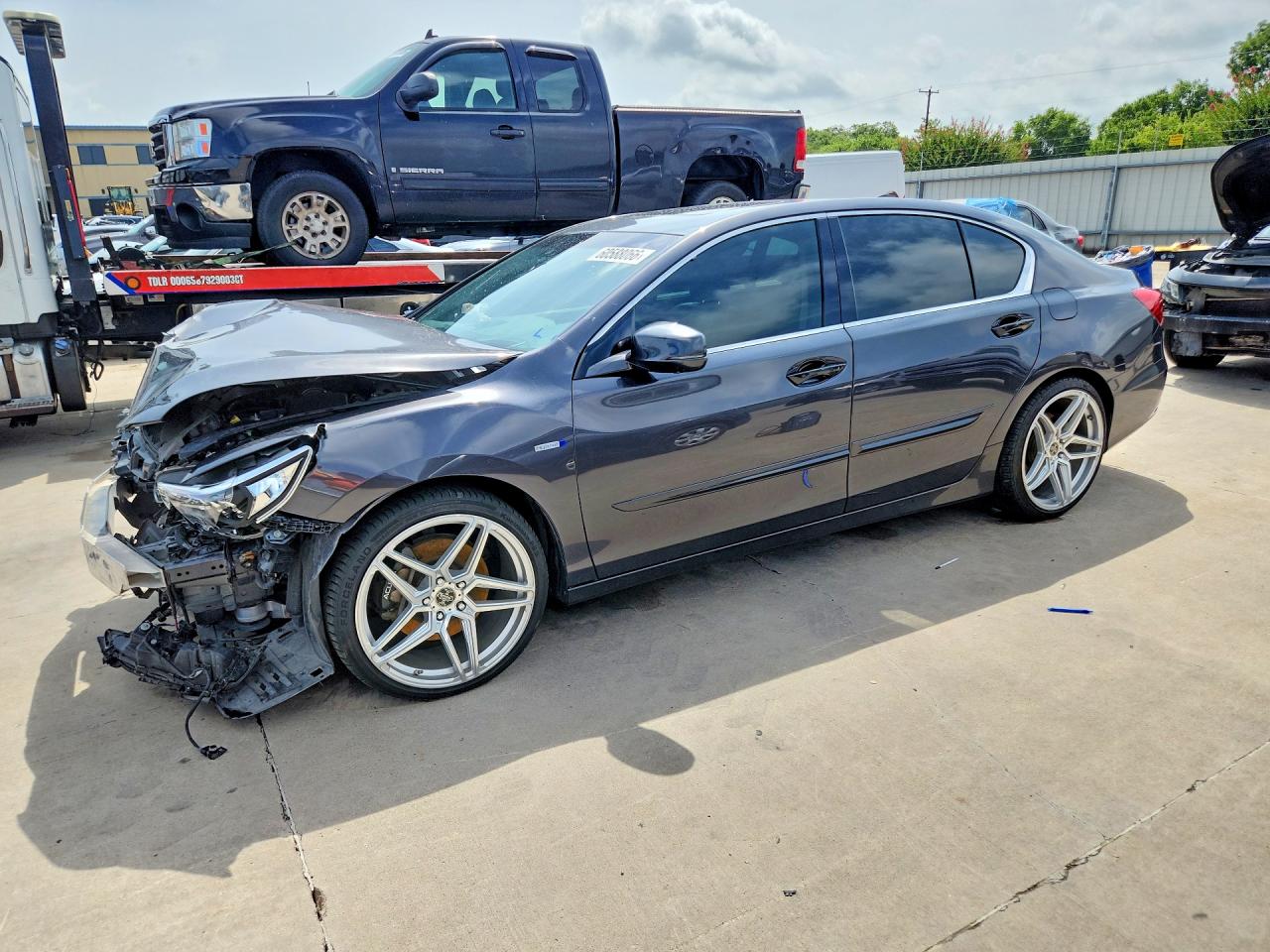 2017 Acura RLX Hybrid Sport, VIN JH4KC2F92HC000124 — Front end