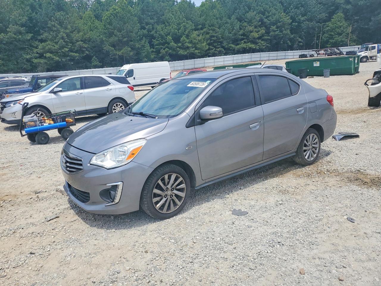 2019 Mitsubishi Mirage SE, VIN ML32F4FJ1KHF15033 — Rollover