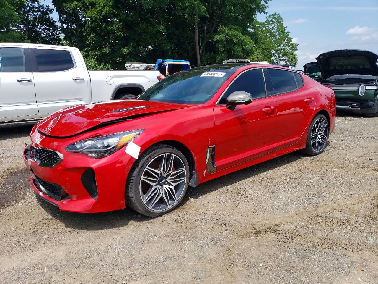 2023 Kia Stinger GT2, VIN KNAE55LCXP6130642 — Front end
