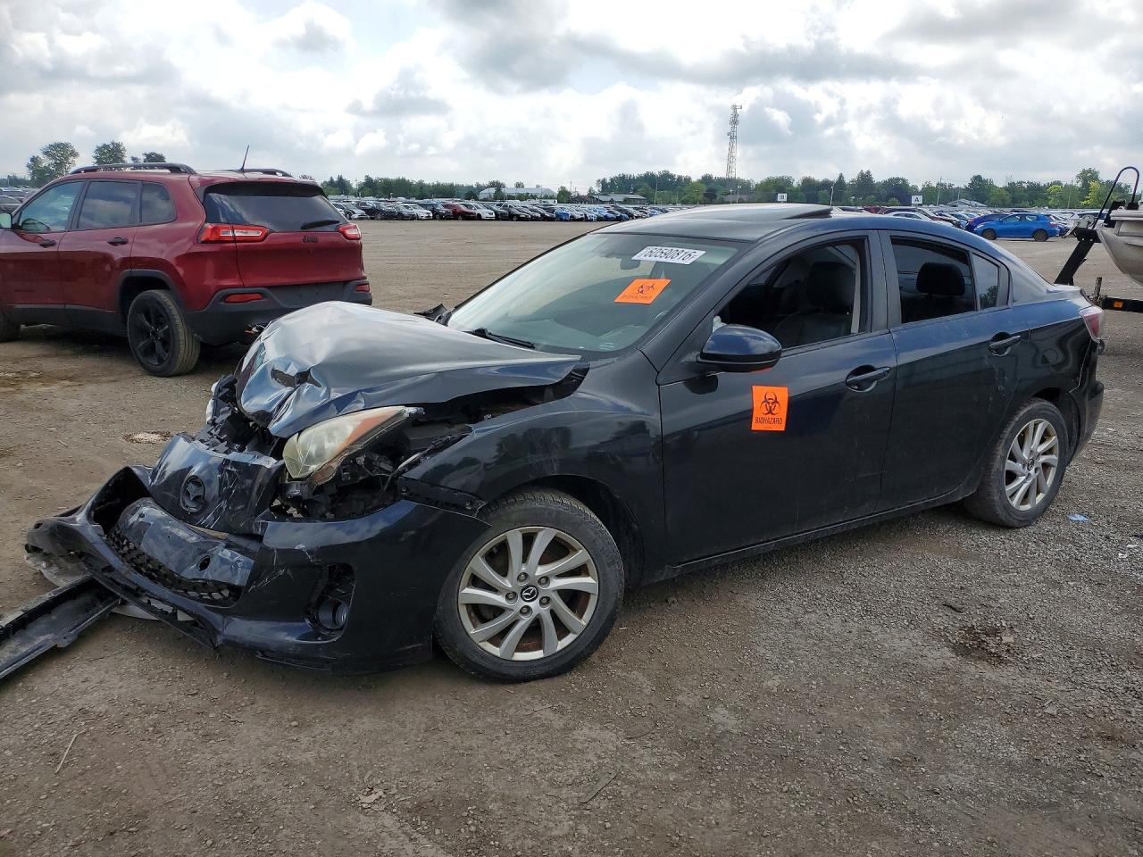 2013 Mazda 3 i Touring, VIN JM1BL1V73D1847221 — Undercarriage