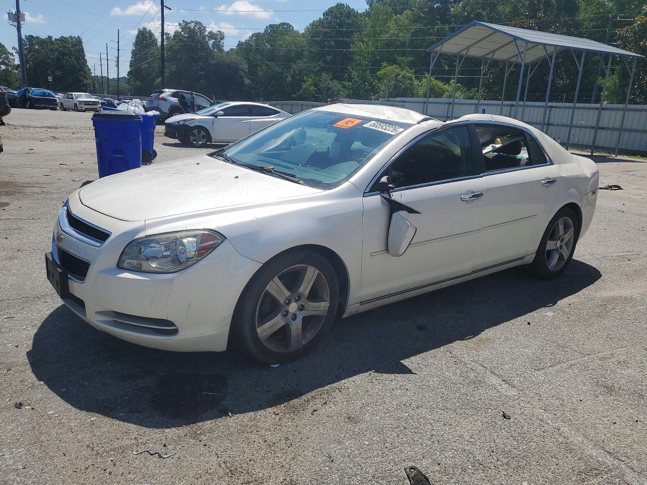 2012 Chevrolet Malibu 1LT, VIN 1G1ZC5E02CF275349 — Roof