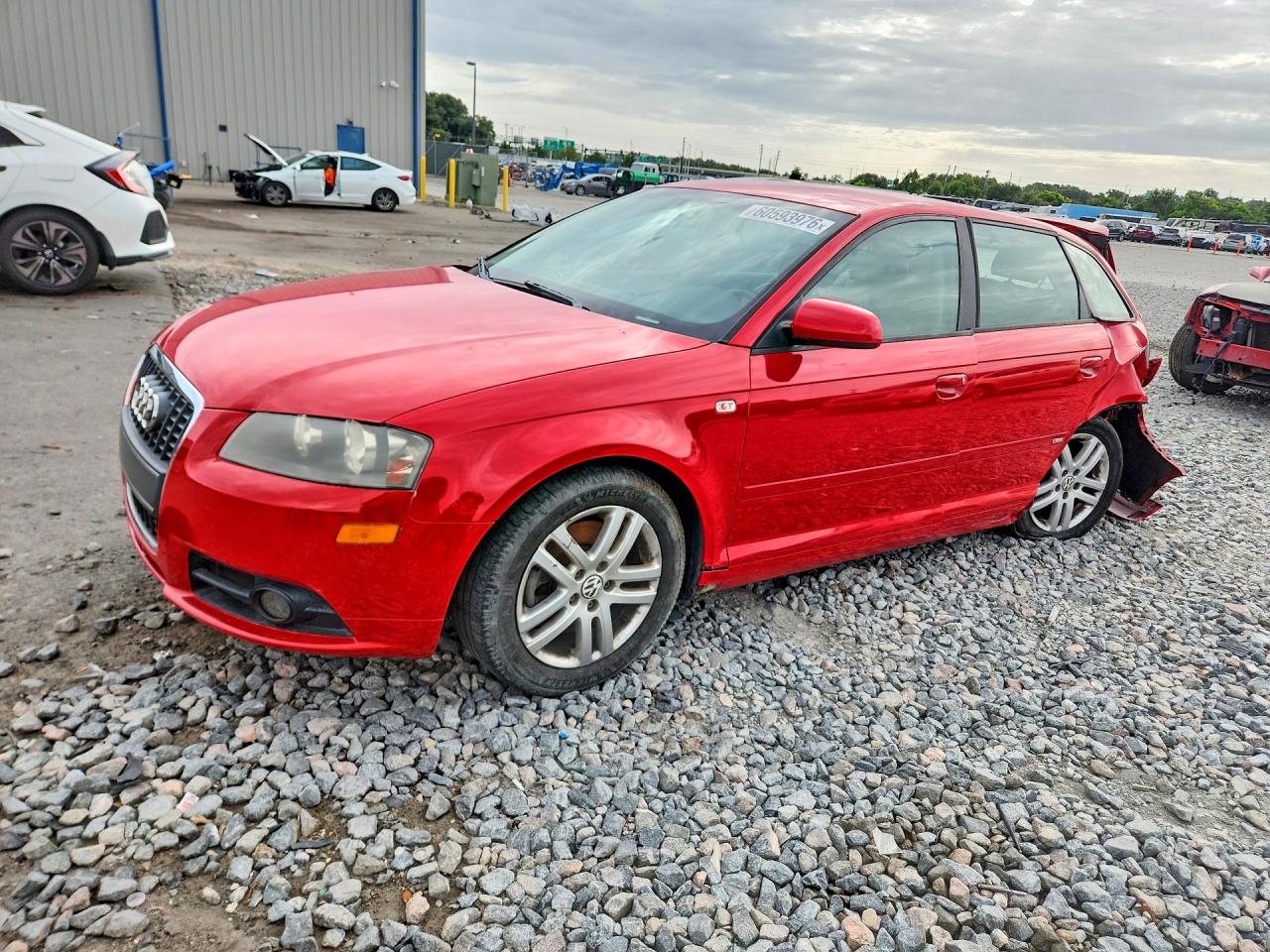2008 Audi A3, VIN WAUHF78P98A075293 — Зад