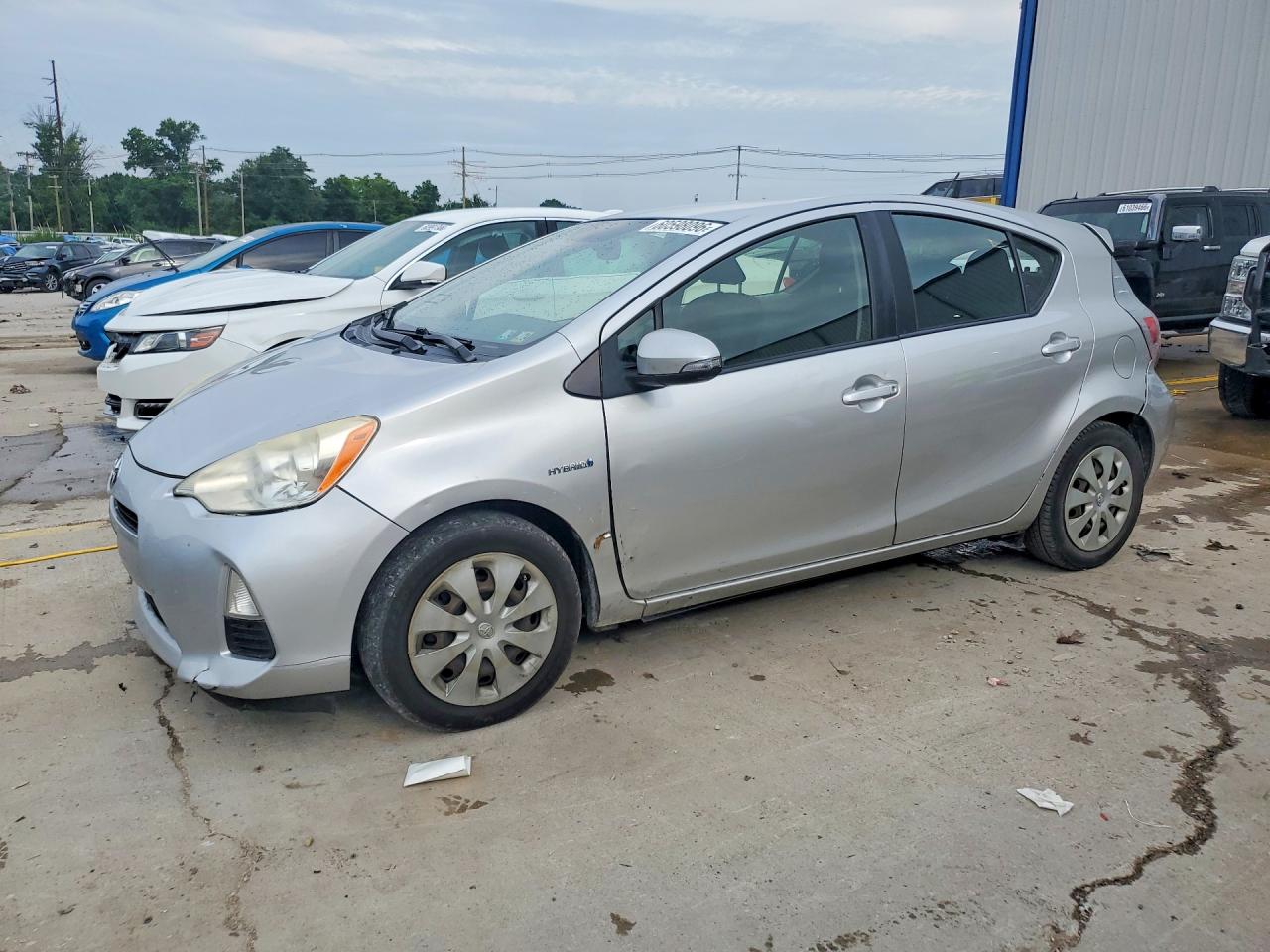 2012 Toyota Prius Three, VIN JTDKDTB3XC1509064 — Rear end