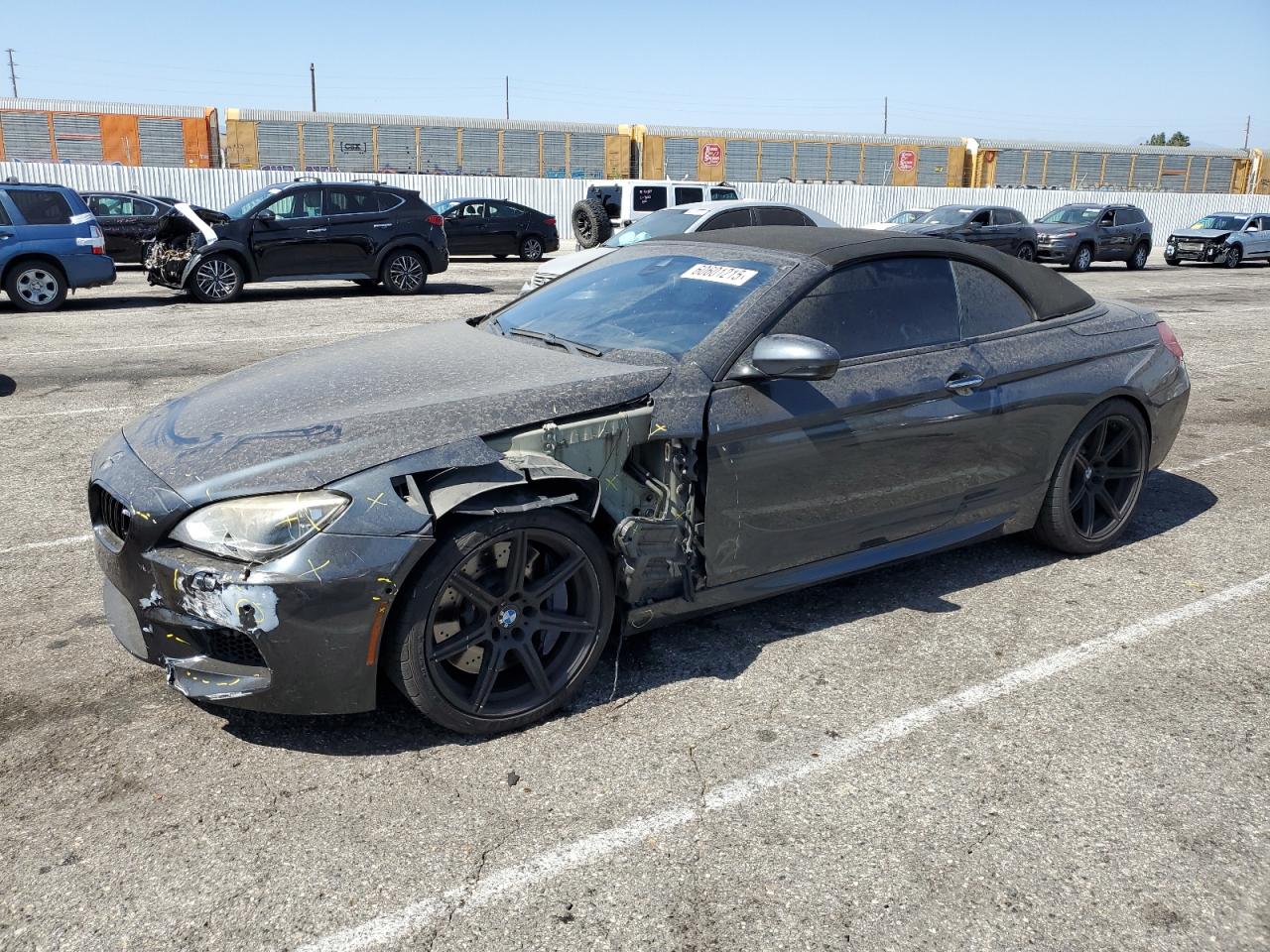 2014 BMW M6, VIN WBSLZ9C53EDZ78743 — Фото с аукциона