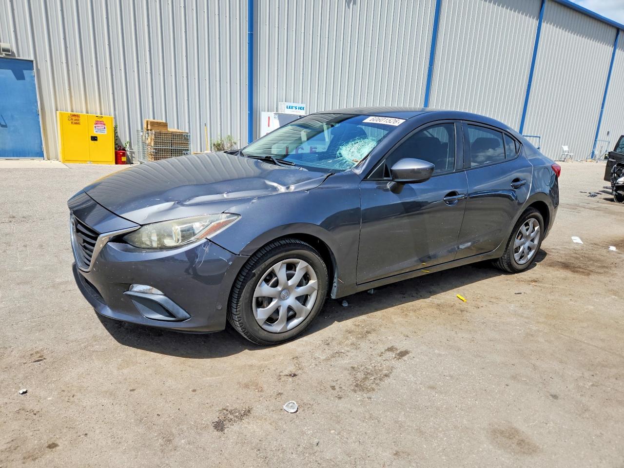 2016 Mazda 3 i Sport, VIN JM1BM1T72G1299703 — Frame damage