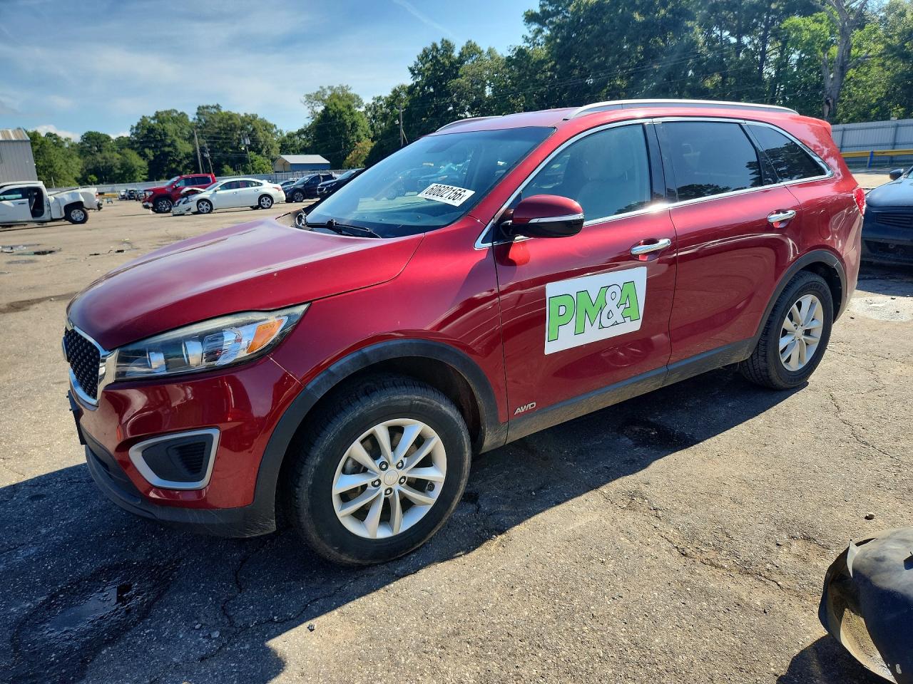 2017 Kia Sorento LX, VIN 5XYPGDA38HG209907 — Front end