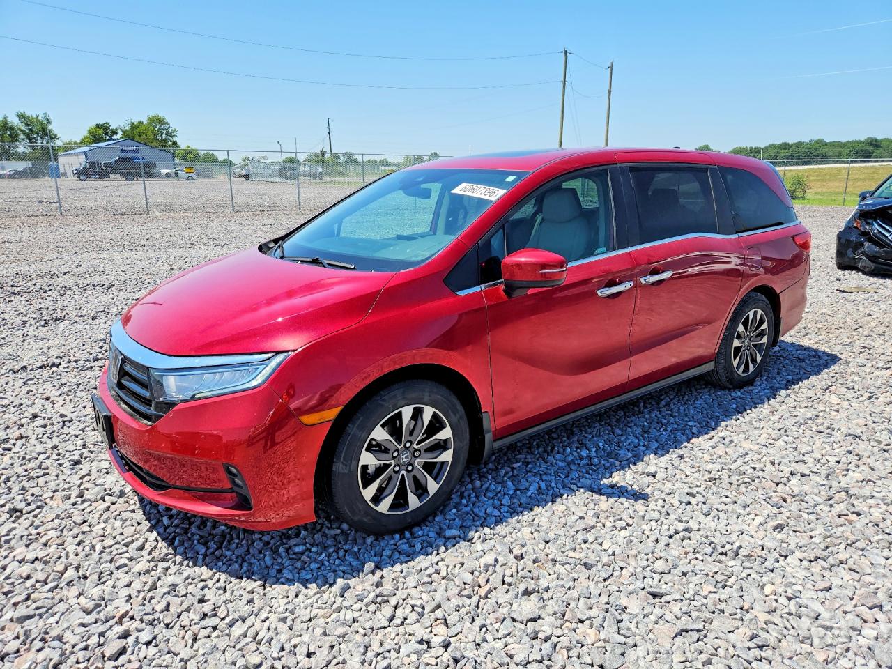 2024 Honda Odyssey EX-L, VIN 5FNRL6H63RB007159 — Зад