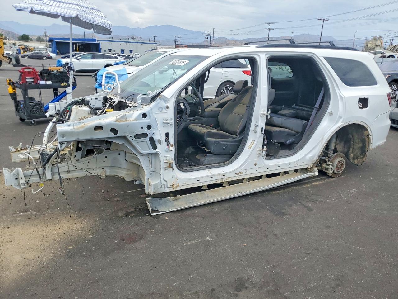 2023 Dodge Durango GT, VIN 1C4RDJDG3PC695107 — Vandalism