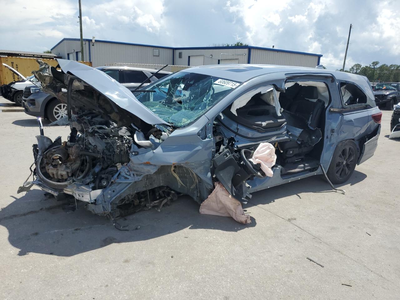 2023 Honda Odyssey Sport, VIN 5FNRL6H74PB036854 — Rollover