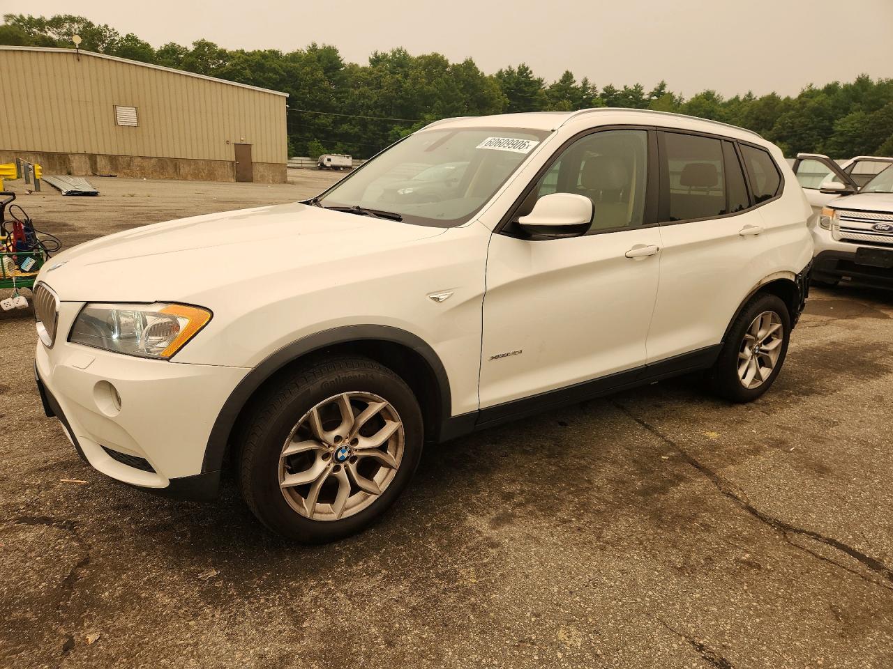 2011 BMW X3 35i, VIN 5UXWX7C52BL735472 — Rear end