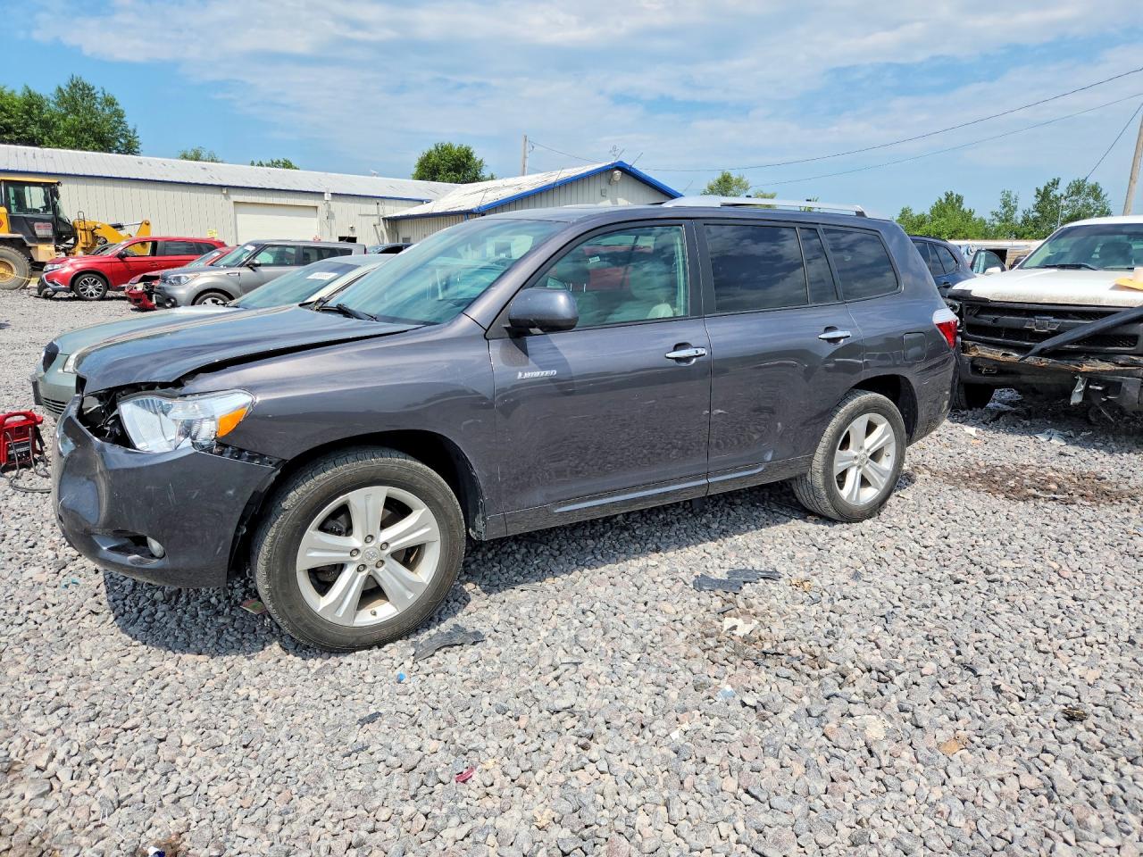 2010 Toyota Highlander Limited, VIN 5TDDK3EH6AS021591 — Front end
