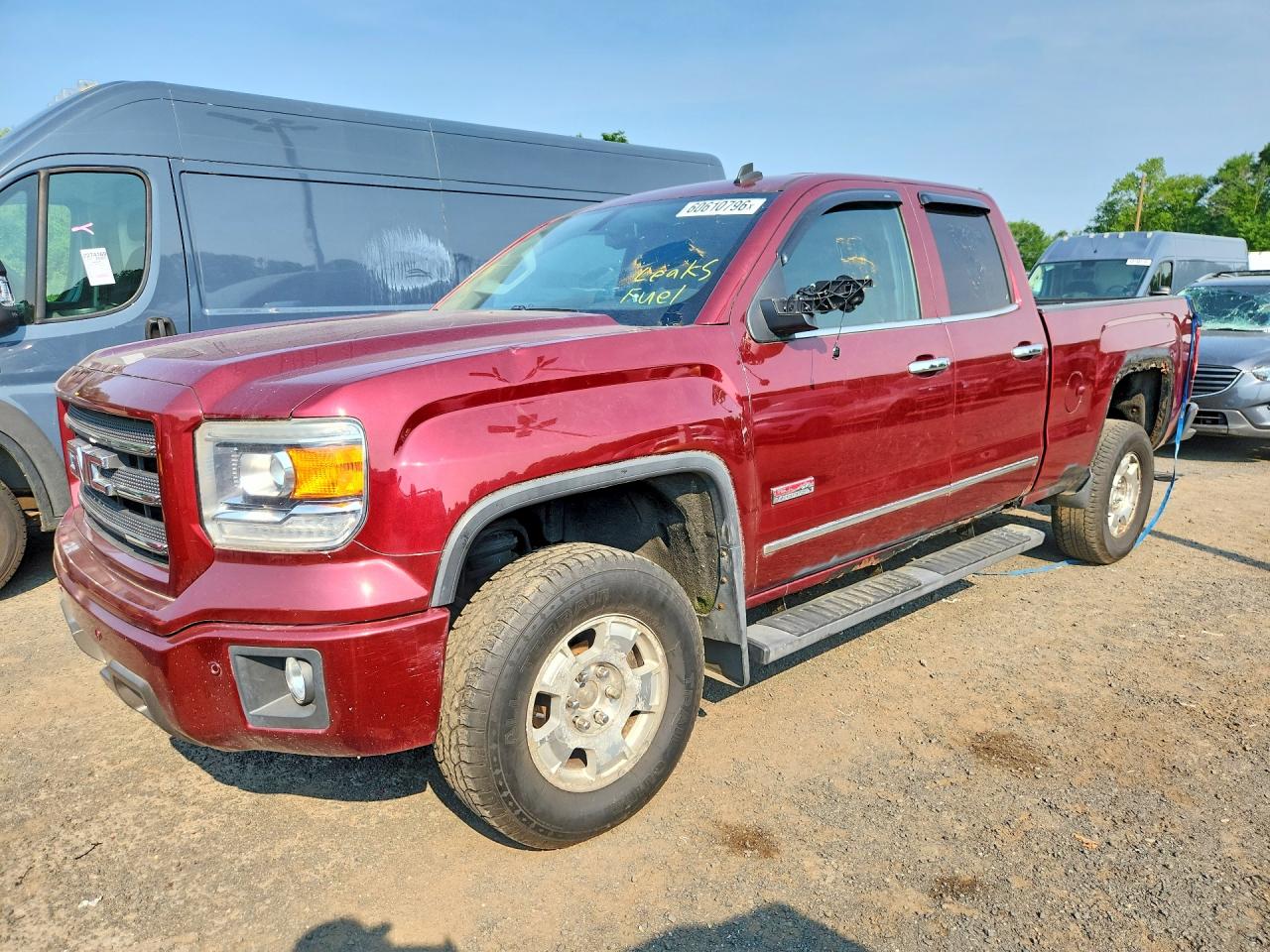 2014 GMC Sierra 1500 SLT, VIN 1GTV2VEC8EZ301604 — Undercarriage