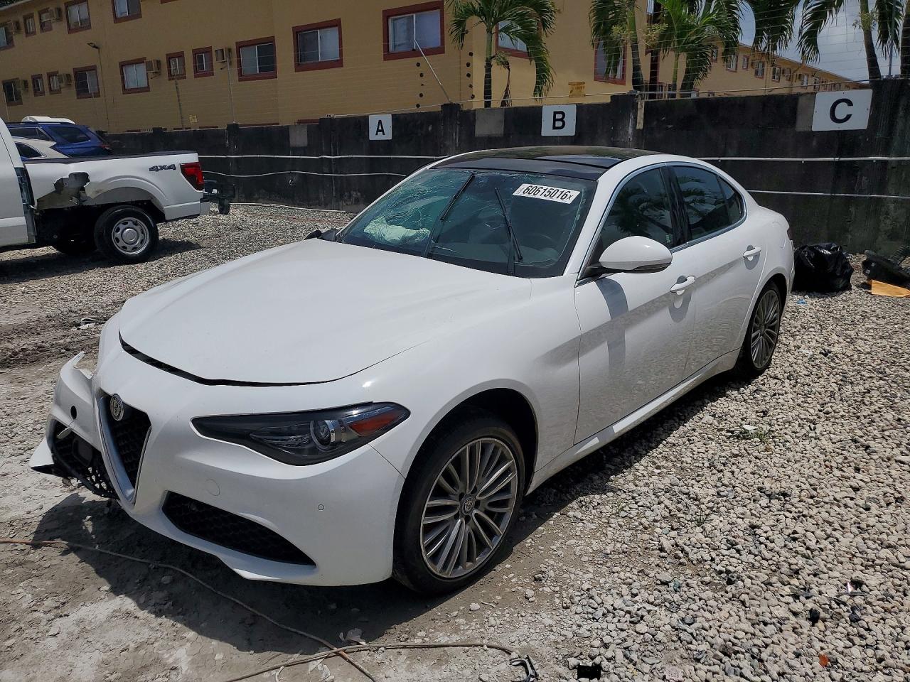 2020 Alfa Romeo Giulia Ti Sport, VIN ZARFANBN8L7629553 — Undercarriage