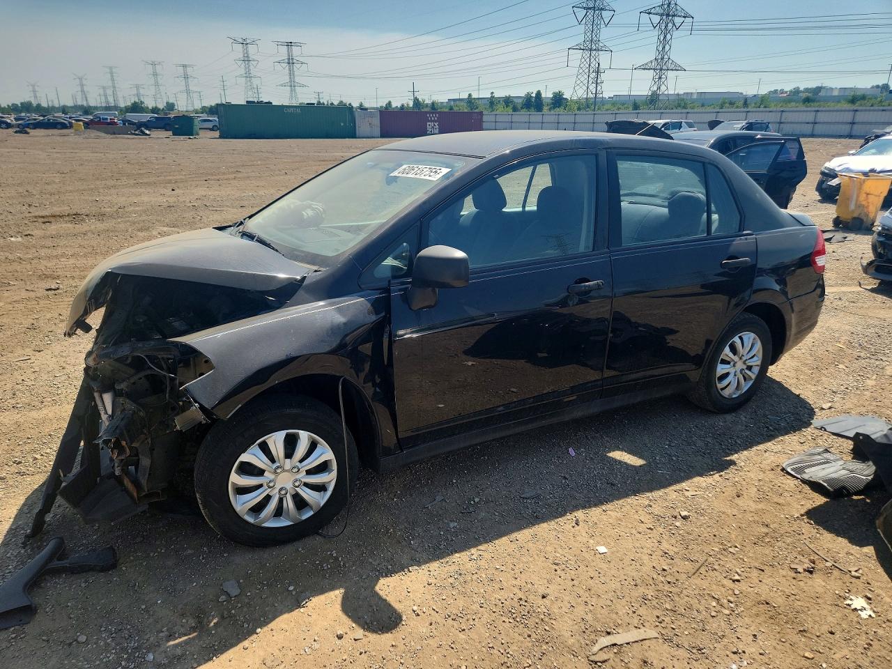 2011 Nissan Versa 1.6, VIN 3N1CC1AP1BL412183 — Front end