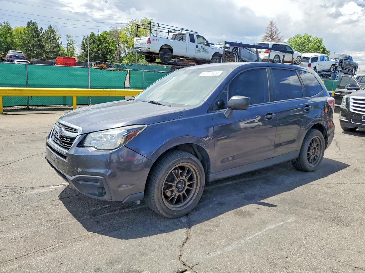 2017 Subaru Forester, VIN JF2SJAAC1HG491848 — Rear end
