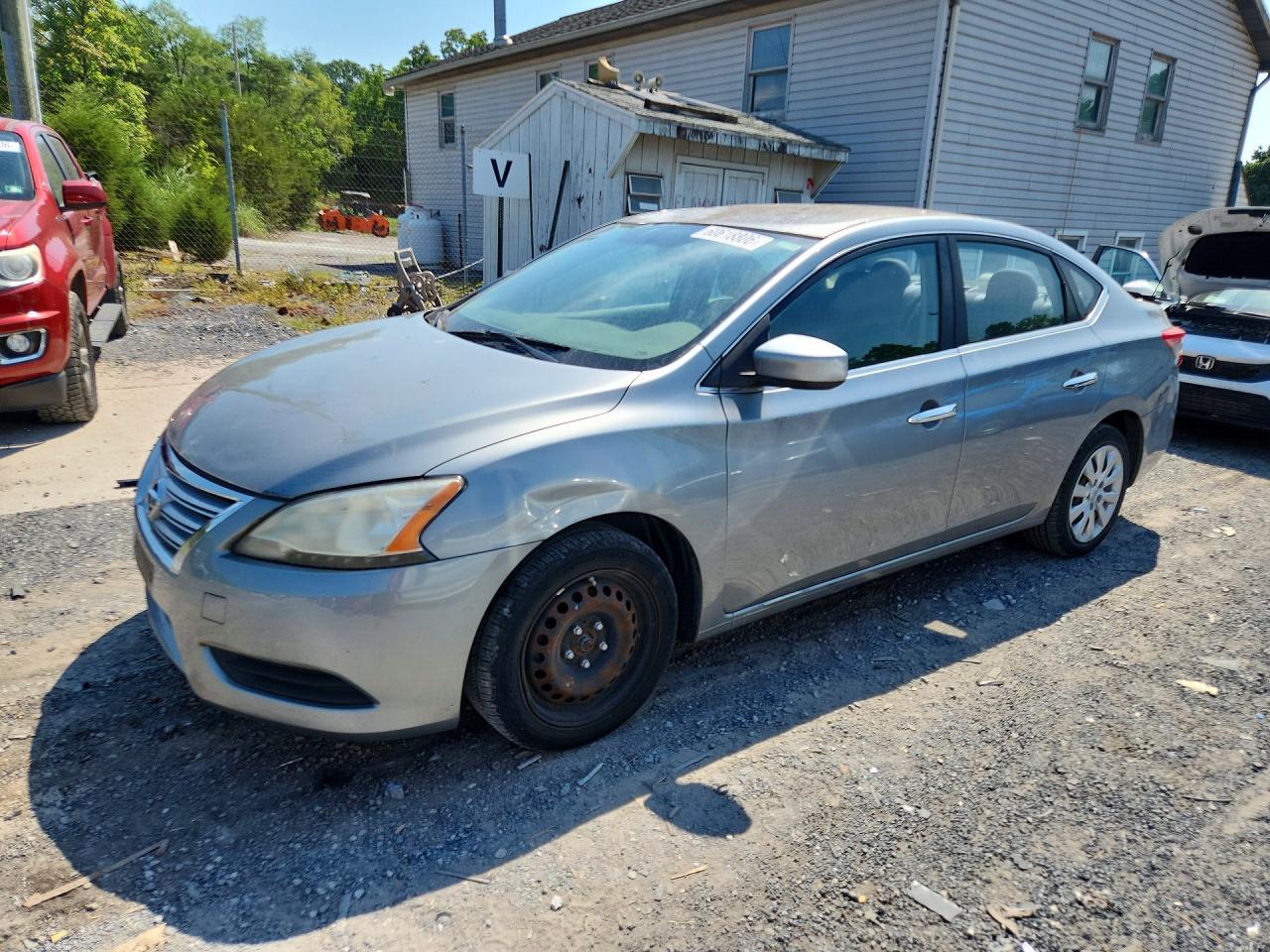 2014 Nissan Sentra S, VIN 3N1AB7AP1EY224039 — Roof
