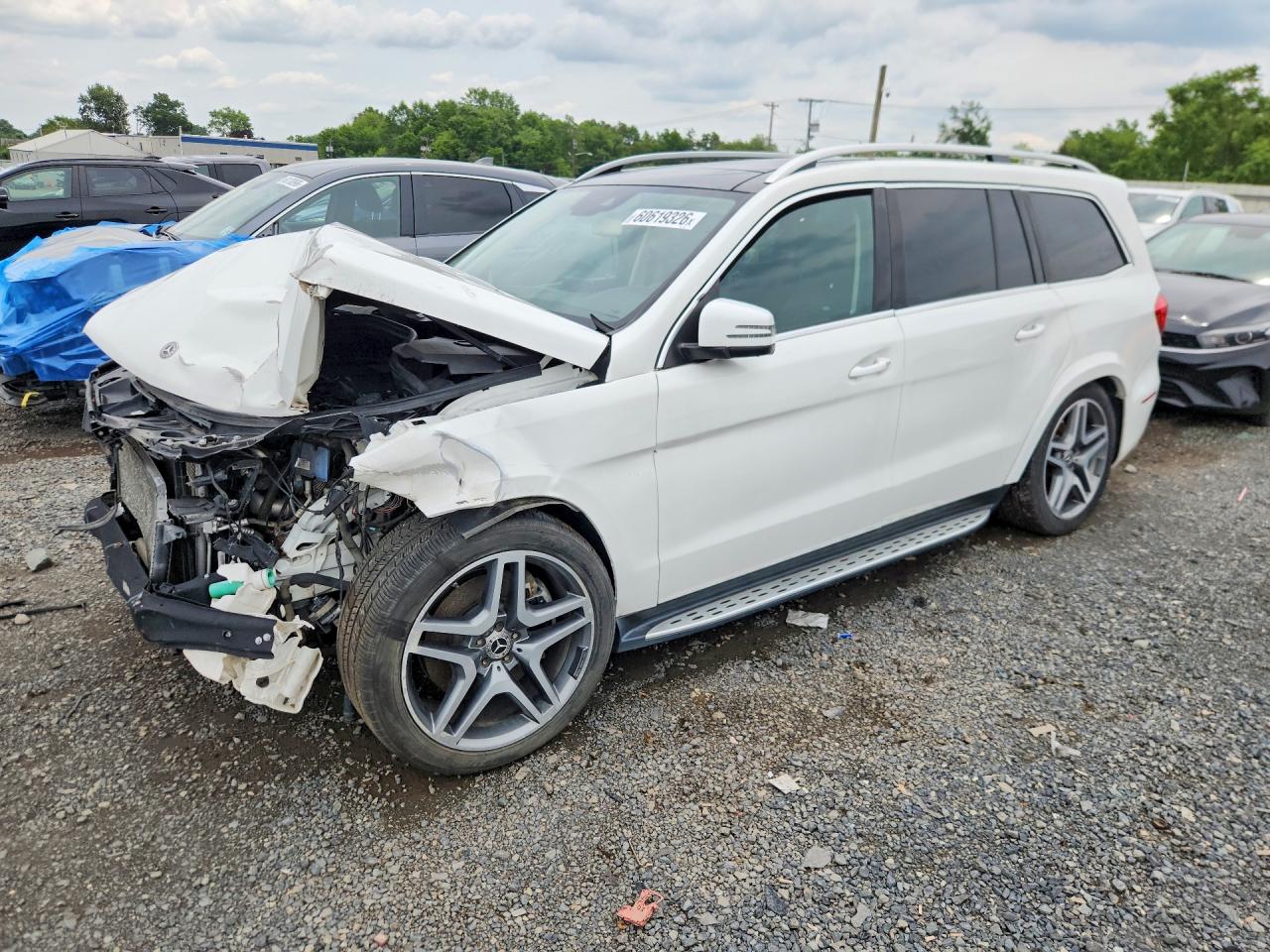 2019 Mercedes-Benz GLS 550, VIN 4JGDF7DE9KB211859 — Перед