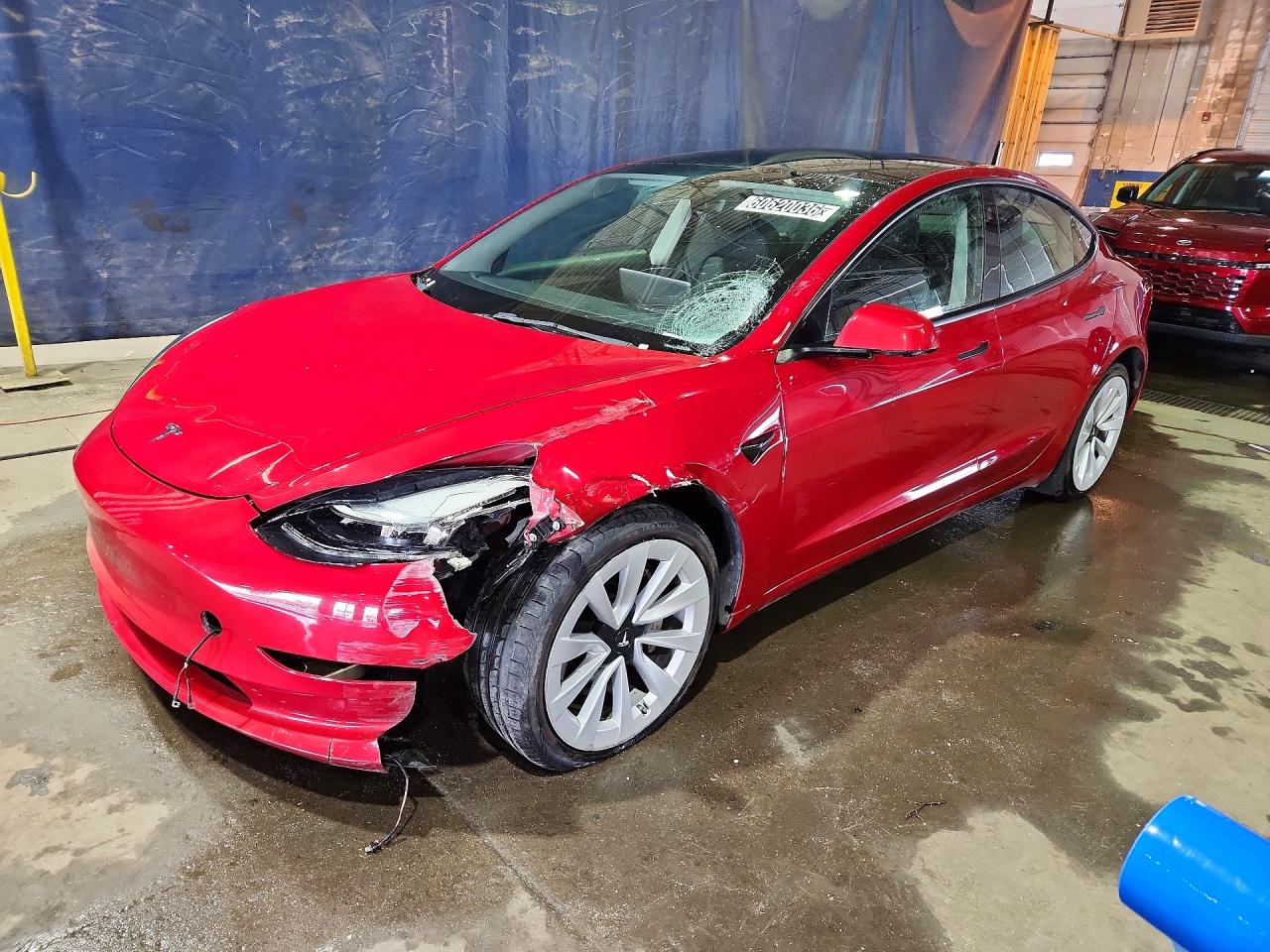 2023 Tesla Model 3, VIN 5YJ3E1EA7PF436992 — Front end