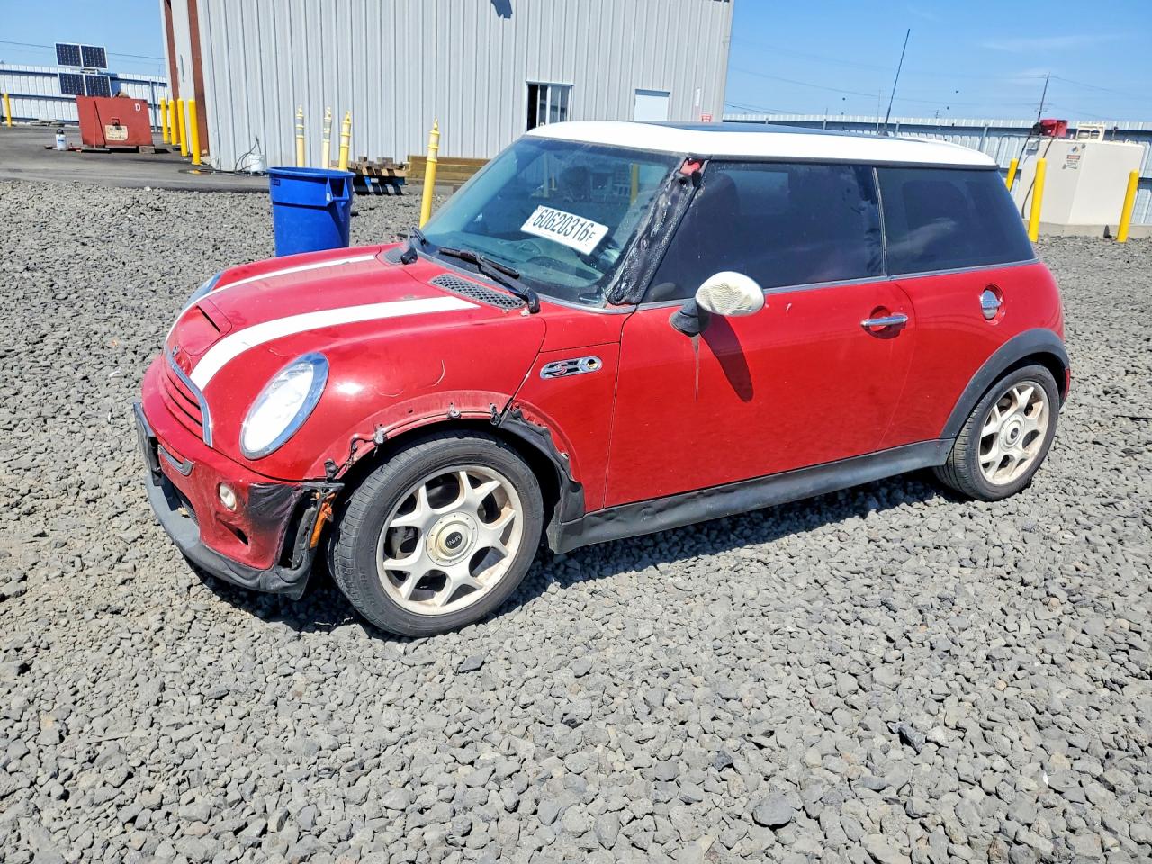 2003 MINI Hardtop S, VIN WMWRE33473TD61866 — Burn