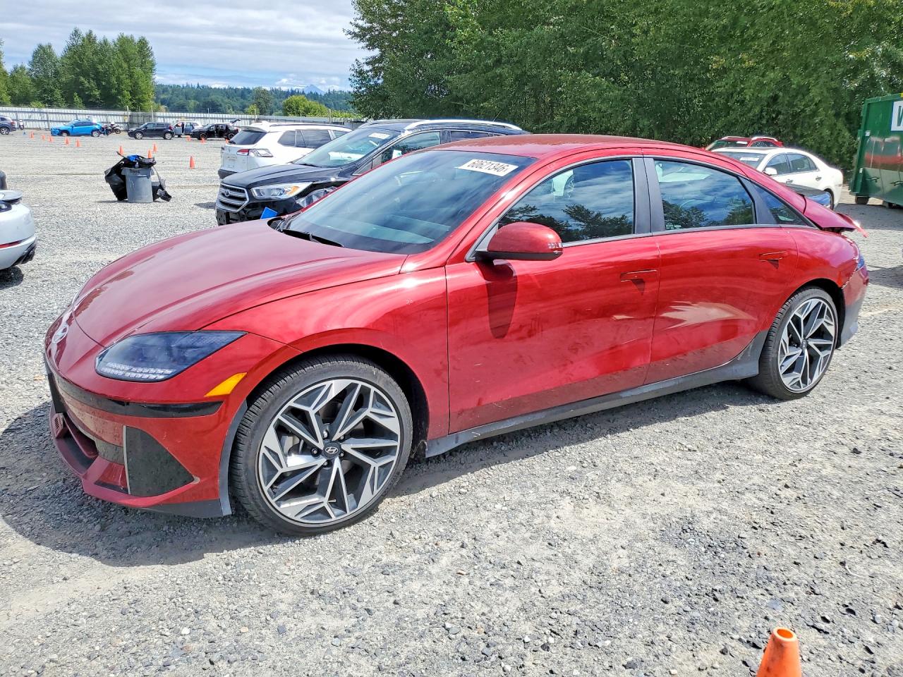 2023 Hyundai Ioniq 6 SEL, VIN KMHM34AC9PA022782 — Зад