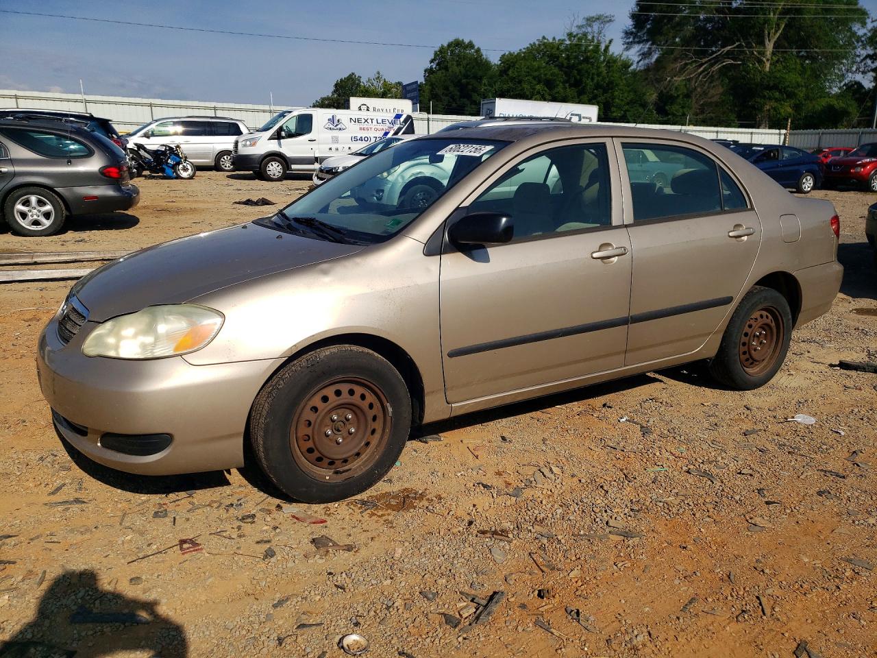 2007 Toyota Corolla CE, VIN 2T1BR32E27C773030 — Front end