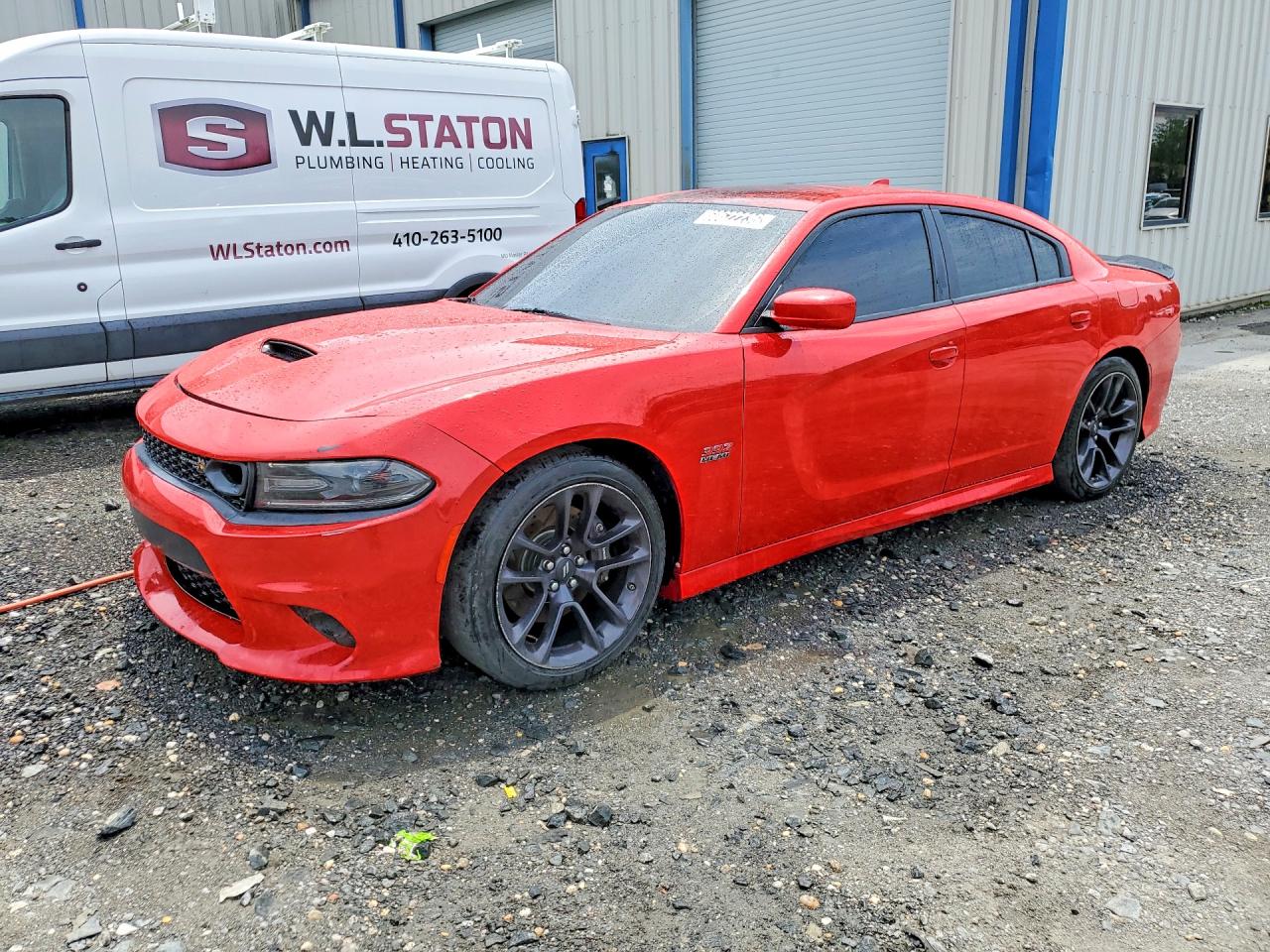 2019 Dodge Charger Scat Pack, VIN 2C3CDXGJ8KH609087 — Minor dents and scratches