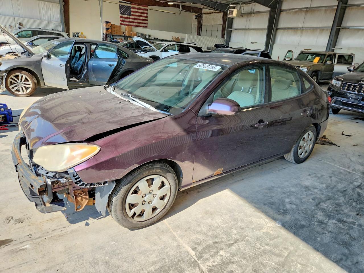 2008 Hyundai Elantra GLS, VIN KMHDU46D28U341911 — Front end