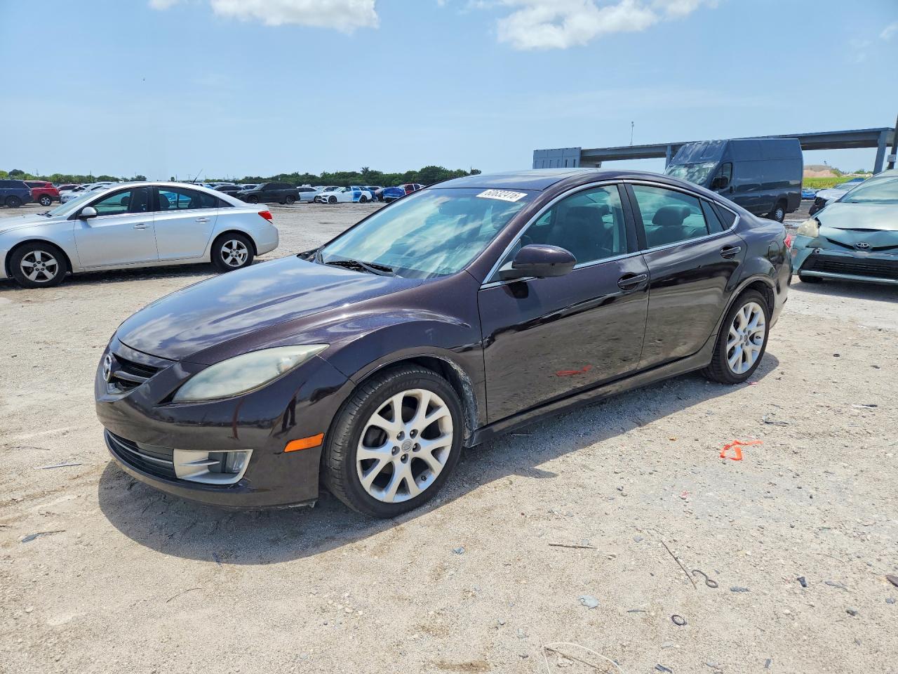 2009 Mazda 6 S Grand Touring, VIN 1YVHP82B195M34482 — Зад