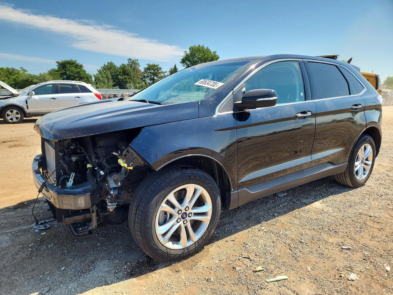 2017 Ford Edge Titanium, VIN 2FMPK4K8XHBC30007 — Front end