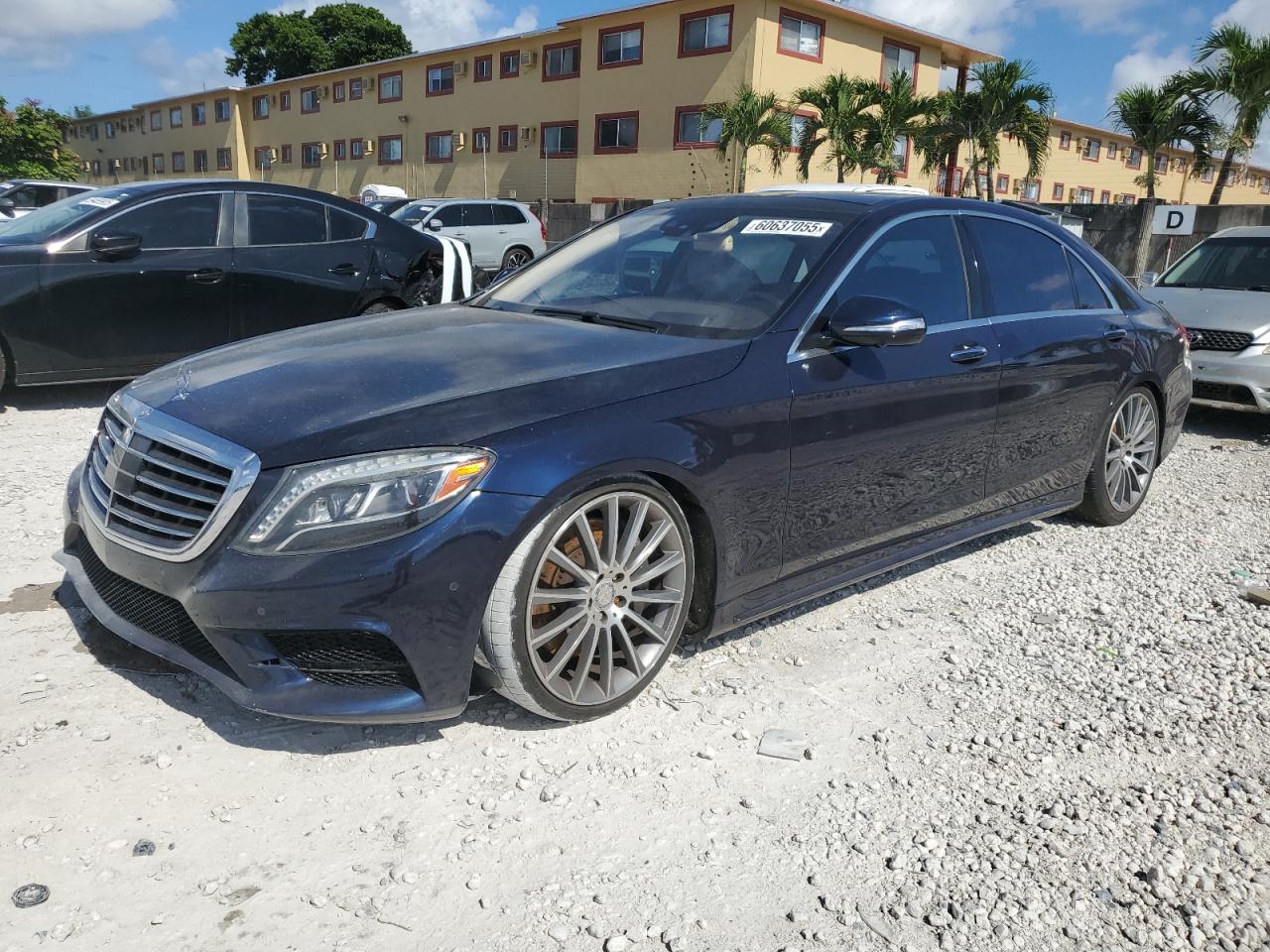 2015 Mercedes-Benz S 550, VIN WDDUG8CB6FA125943 — Water / flood