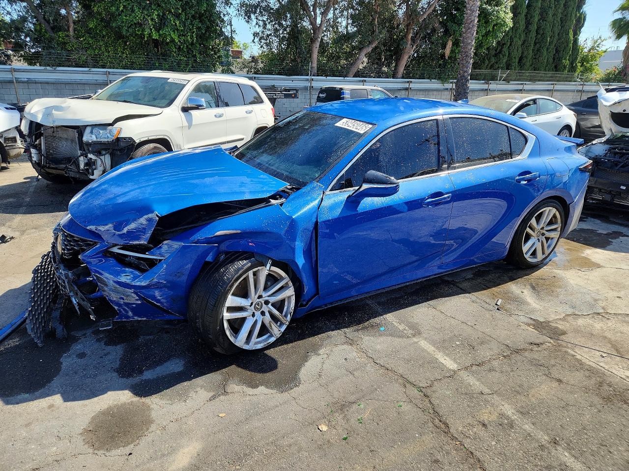 2021 Lexus IS 300, VIN JTHAA1D28M5116413 — Undercarriage