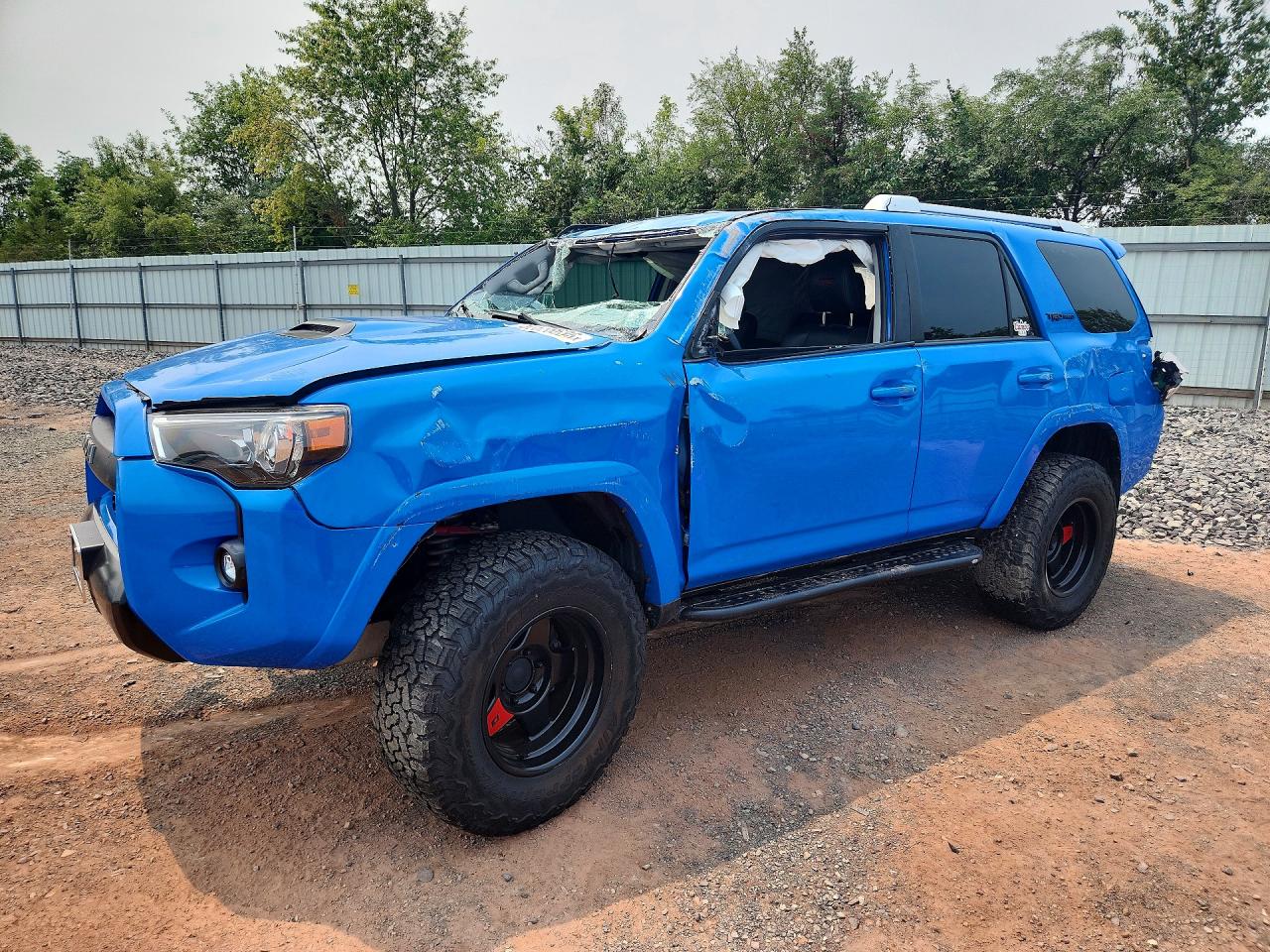 2019 Toyota 4Runner SR5 Premium, VIN JTEBU5JR4K5725268 — Опрокидывание