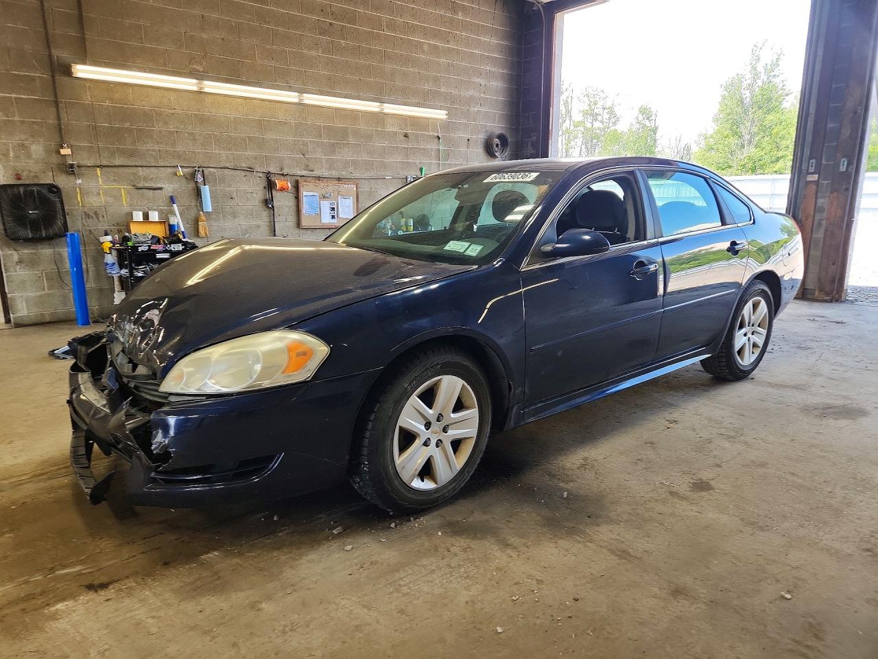 2010 Chevrolet Impala LS, VIN 2G1WA5EN6A1194668 — Front end
