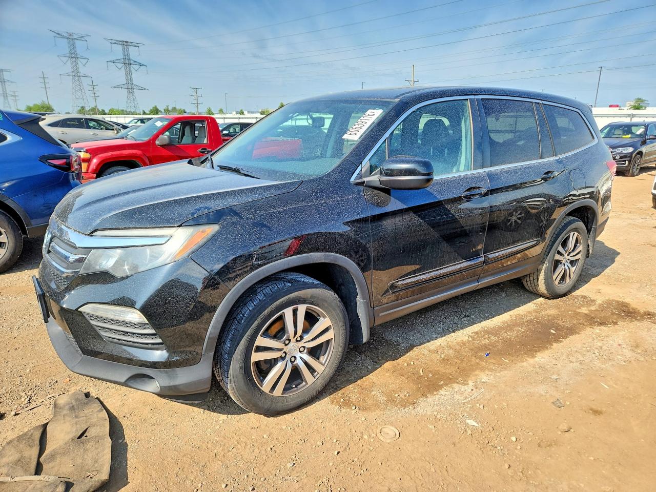 2016 Honda Pilot EX-L, VIN 5FNYF6H59GB056938 — Engine fire