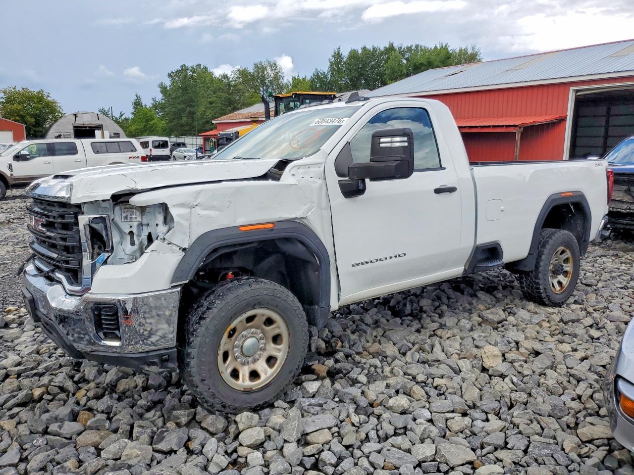 2022 GMC Sierra 2500HD Pro, VIN 1GT39LEY0NF328459 — Front end
