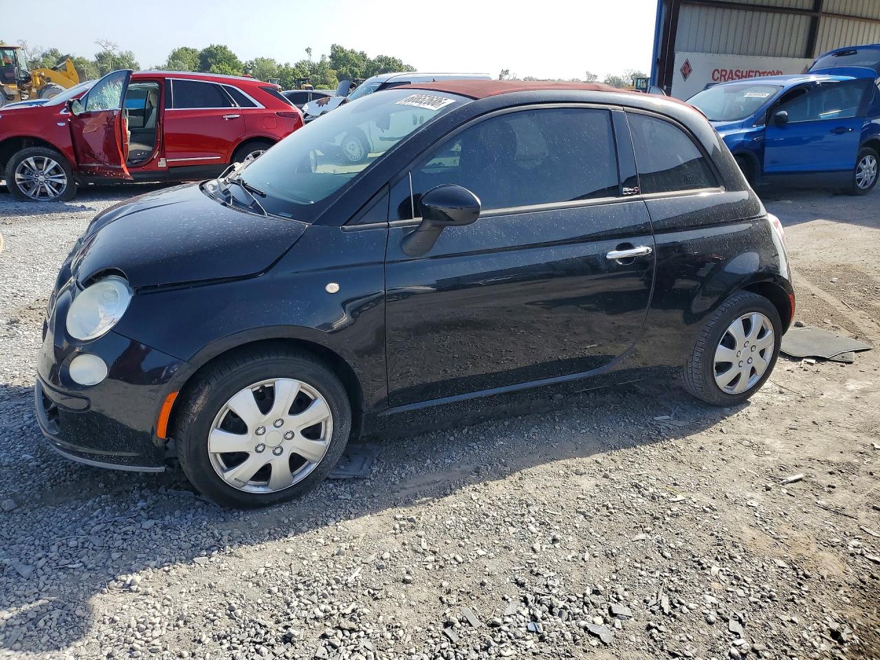 2015 FIAT 500 Pop, VIN 3C3CFFDR5FT673017 — Front end